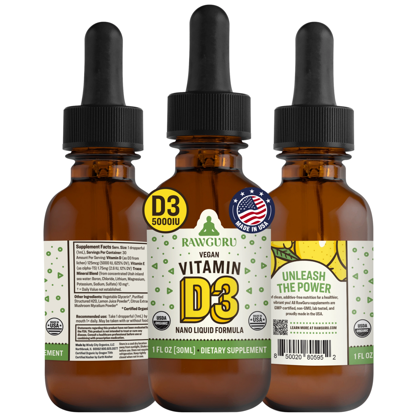 organic vegan nano vitamin d3 tincture