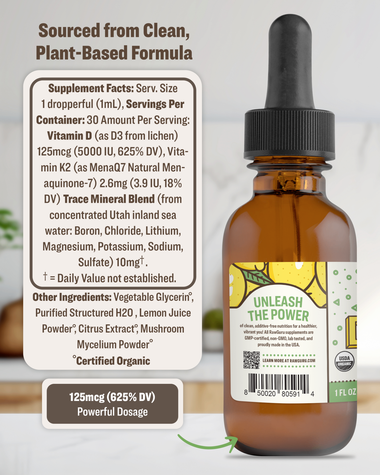 organic vegan nano vitamin d3 k2 tincture
