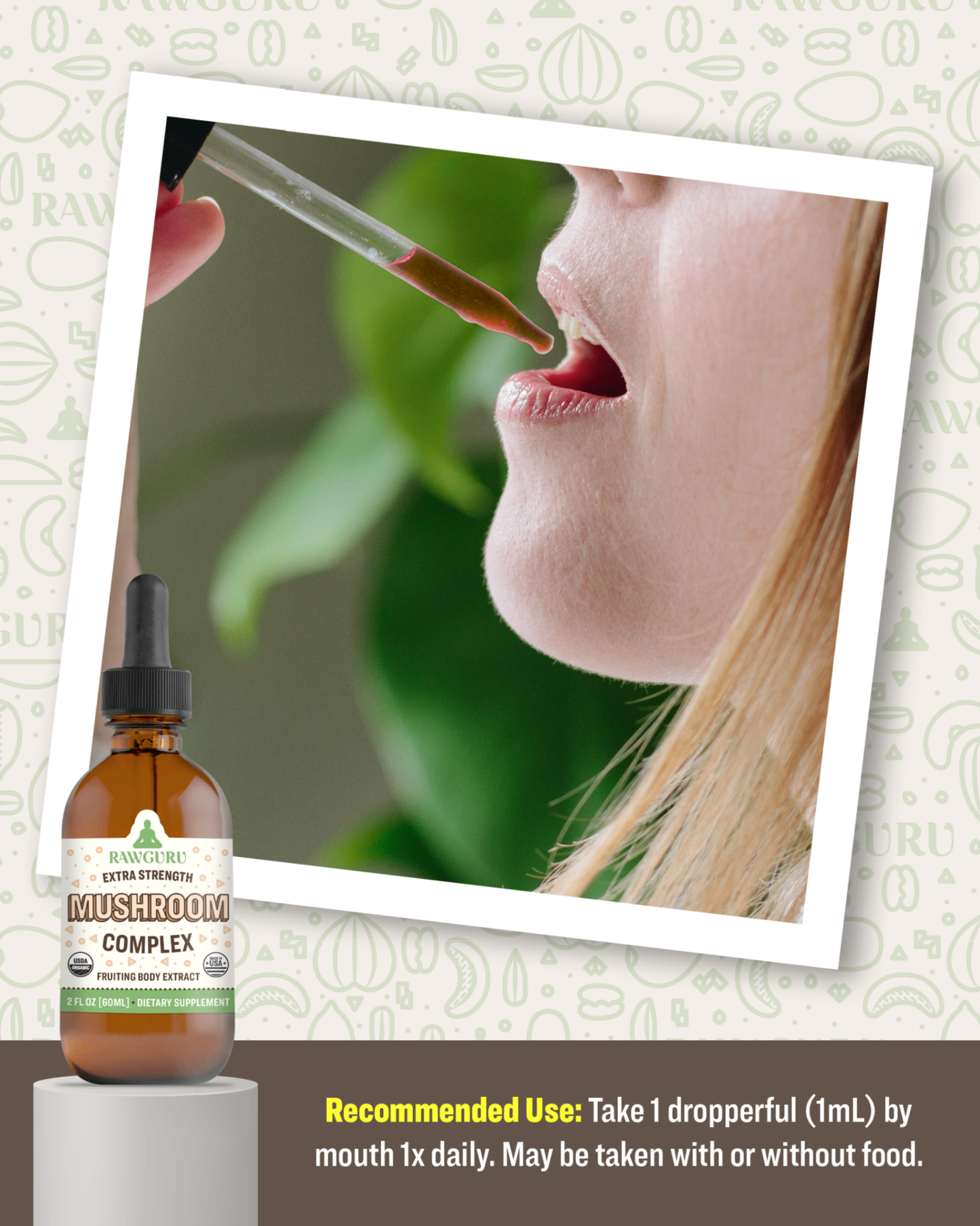organic mushroom complex extract tincture