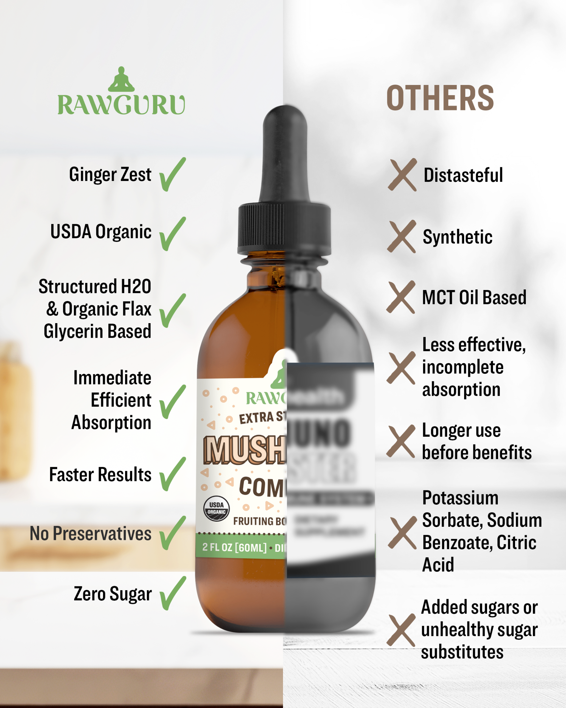 organic mushroom complex extract tincture