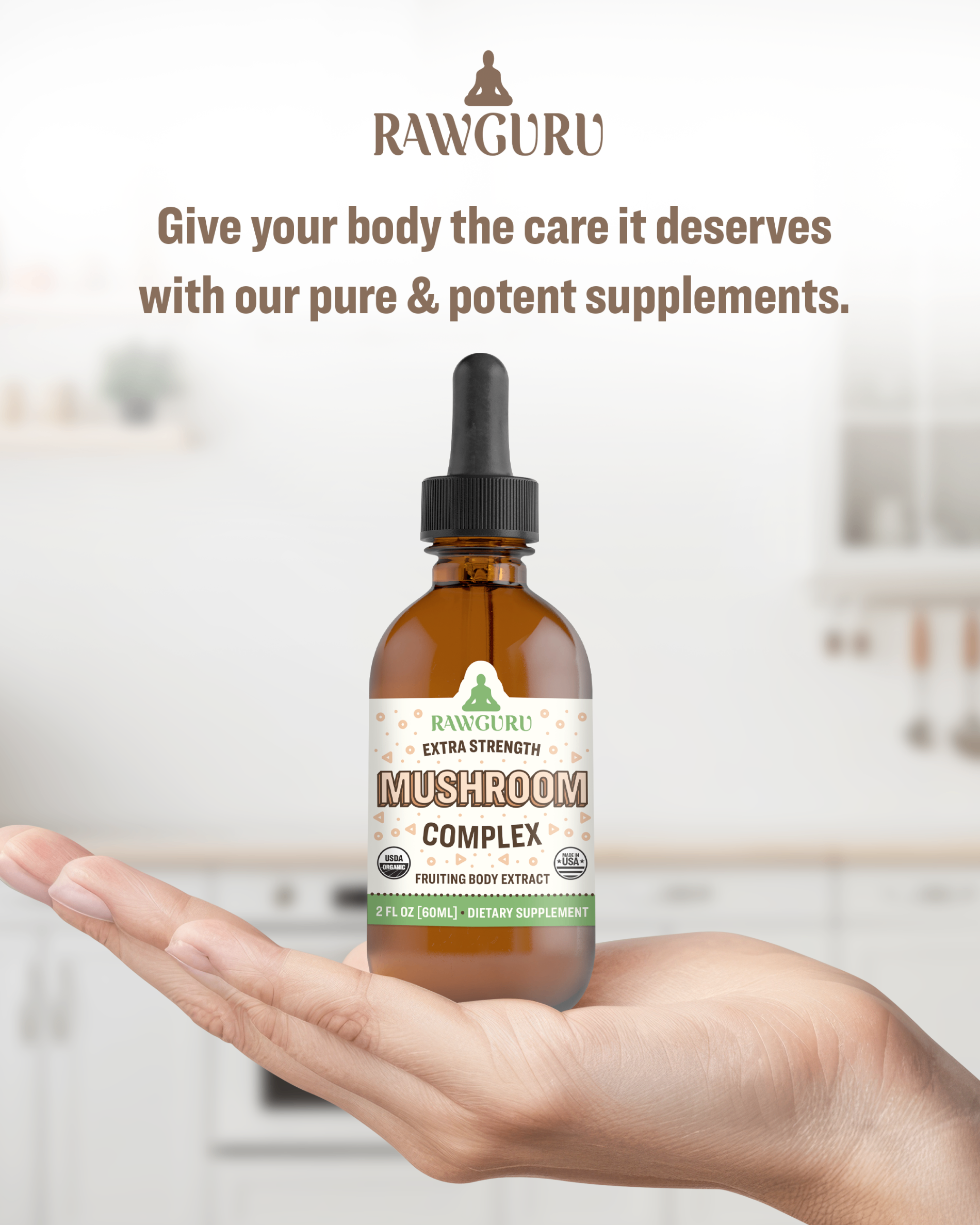 organic mushroom complex extract tincture