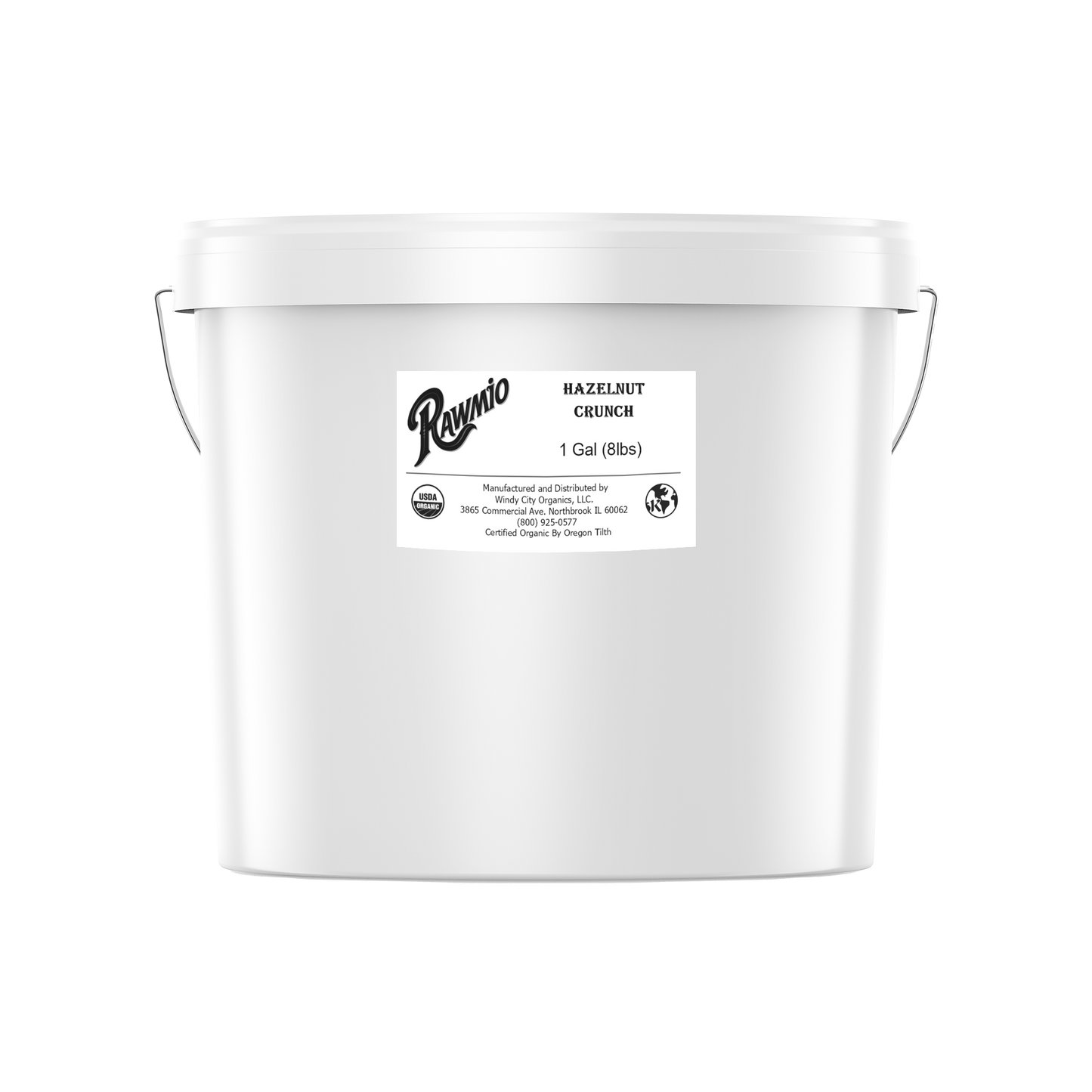 Rawmio Crunch - Raw Chocolate Hazelnut Spread - 1 Gallon