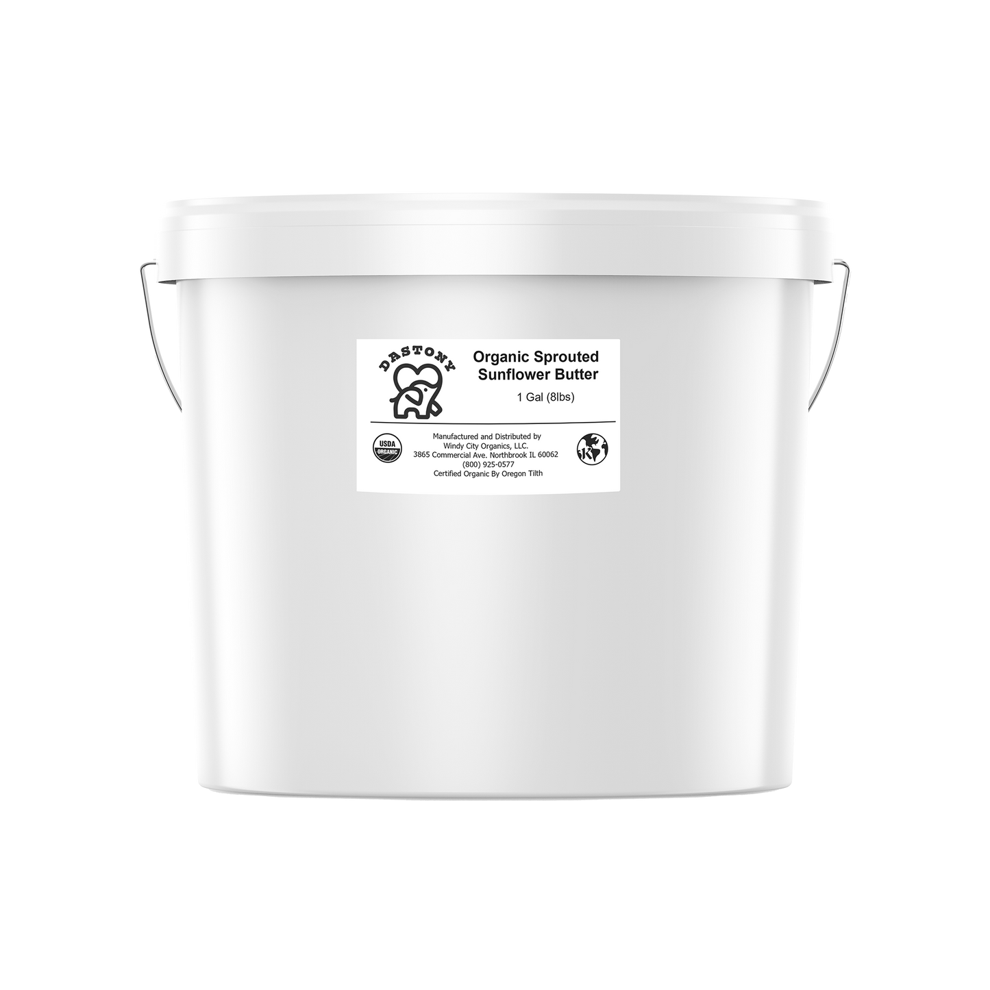 Dastony Stone Ground Sprouted Sunflower Seed Butter - 1 Gallon