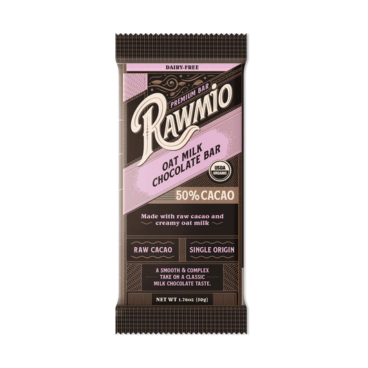 Premium Oat Milk Chocolate Bar - 50% Cacao