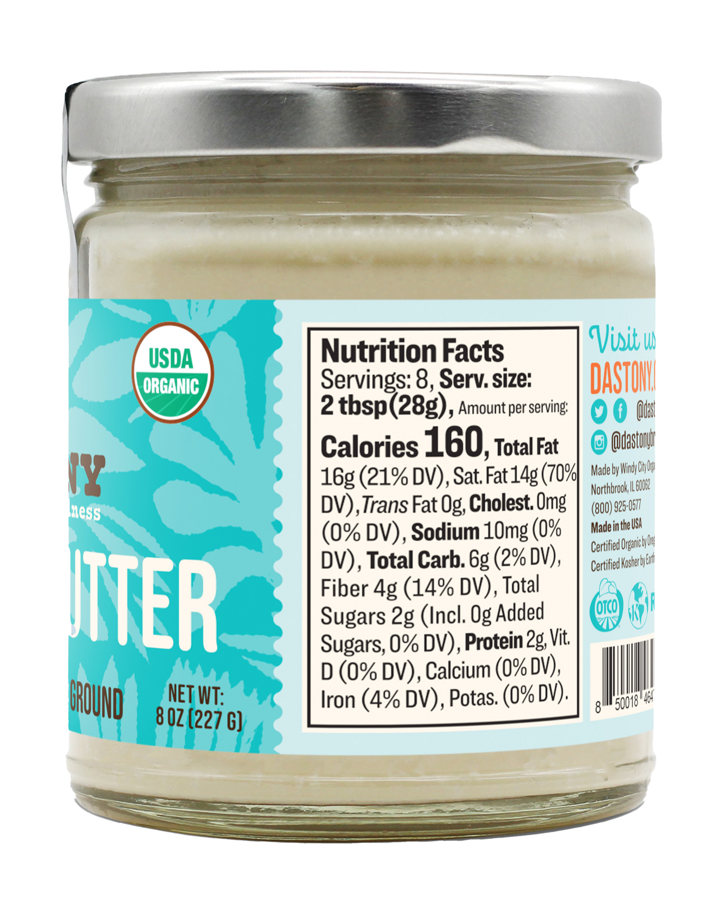 Back of the package with Nutrition Facts.