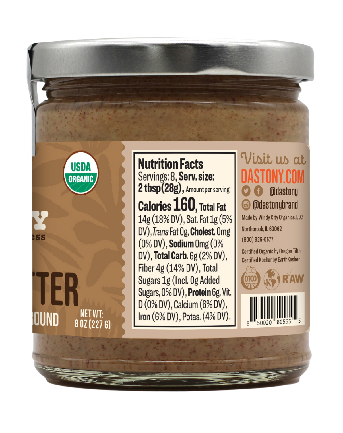 Crunchy Sprouted Almond Butter