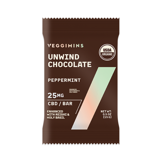 Unwind CBD Chocolate Bar with Terpenes - 25 mg