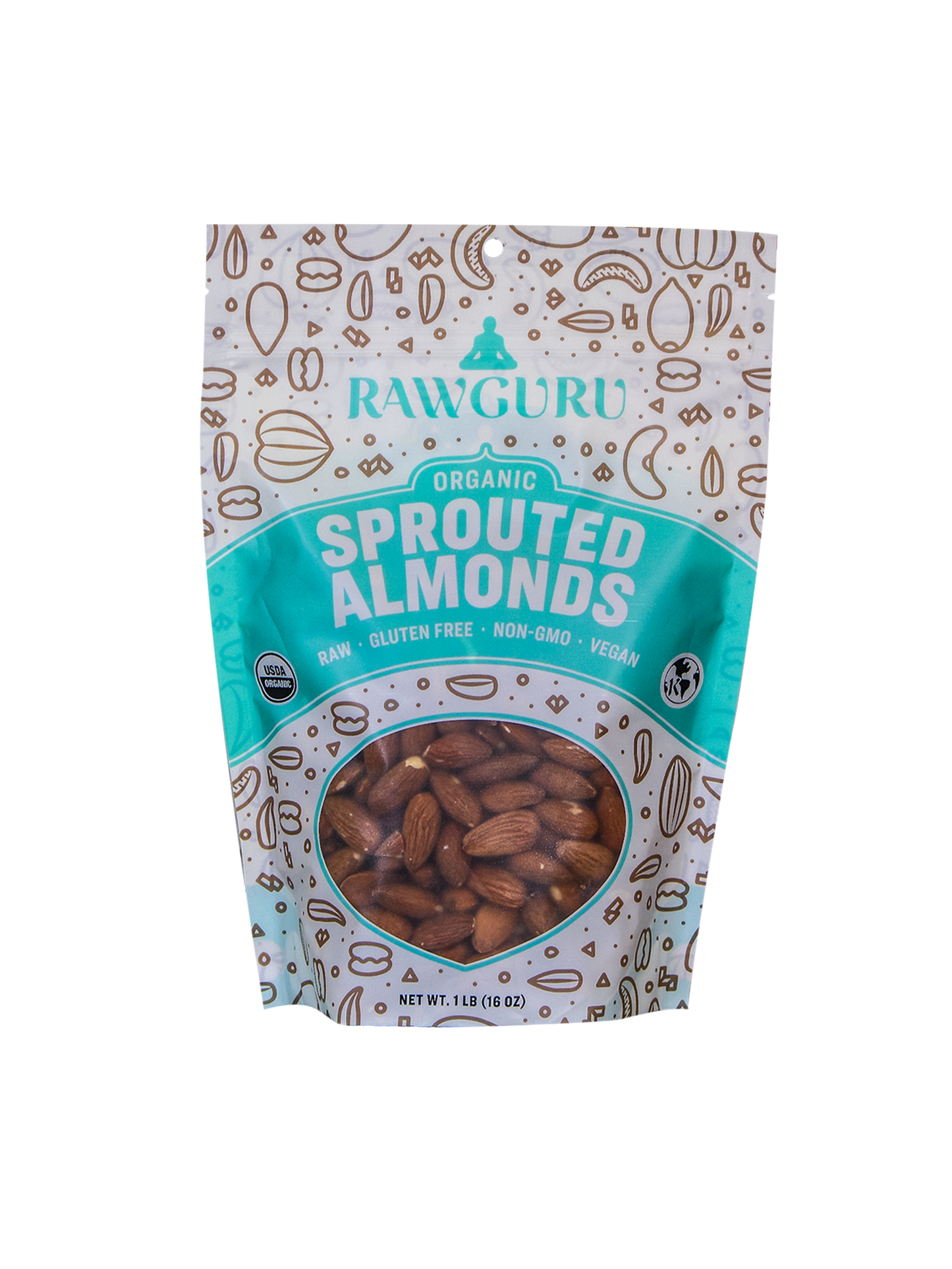 sprouted almonds