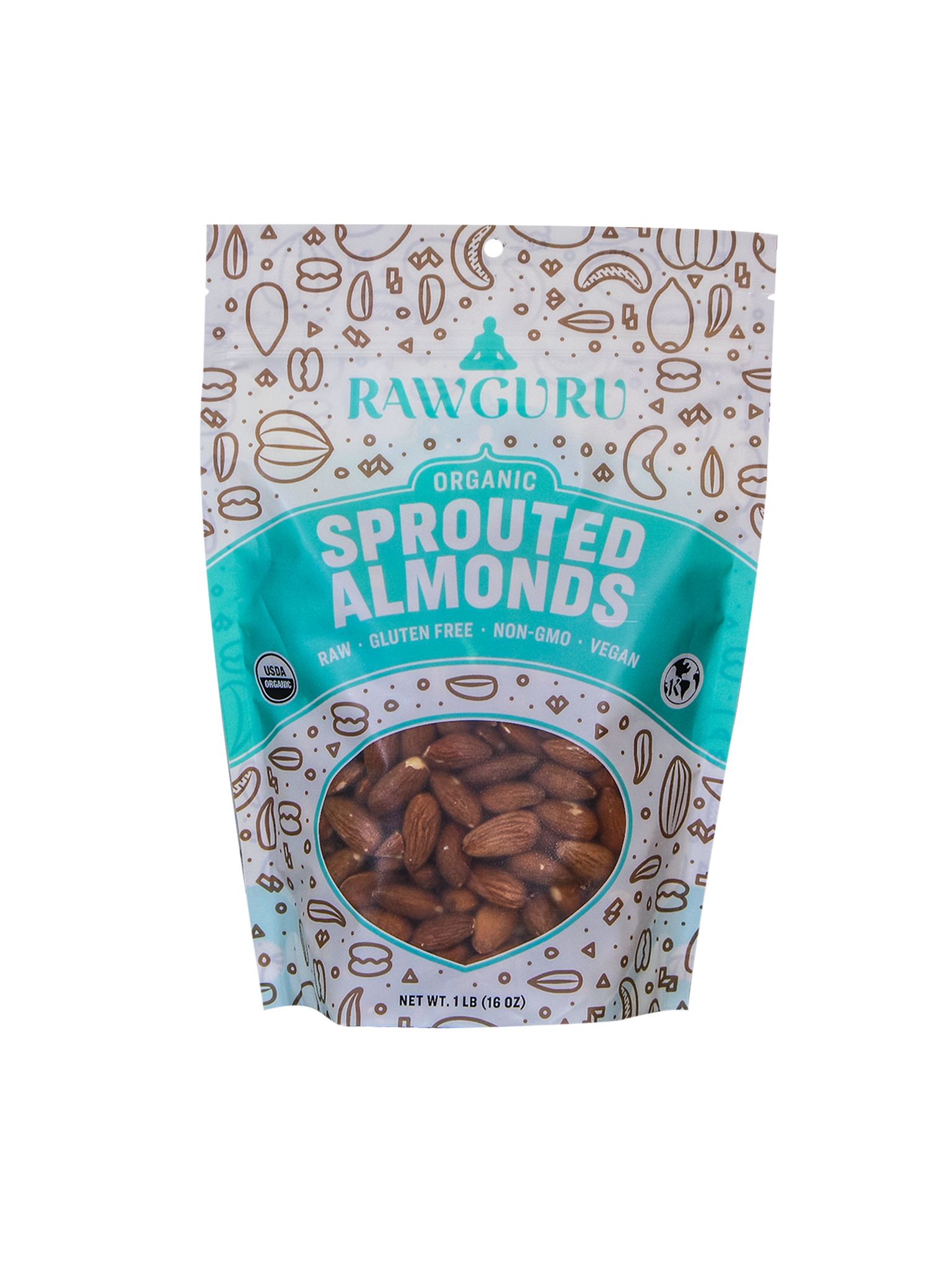 sprouted almonds