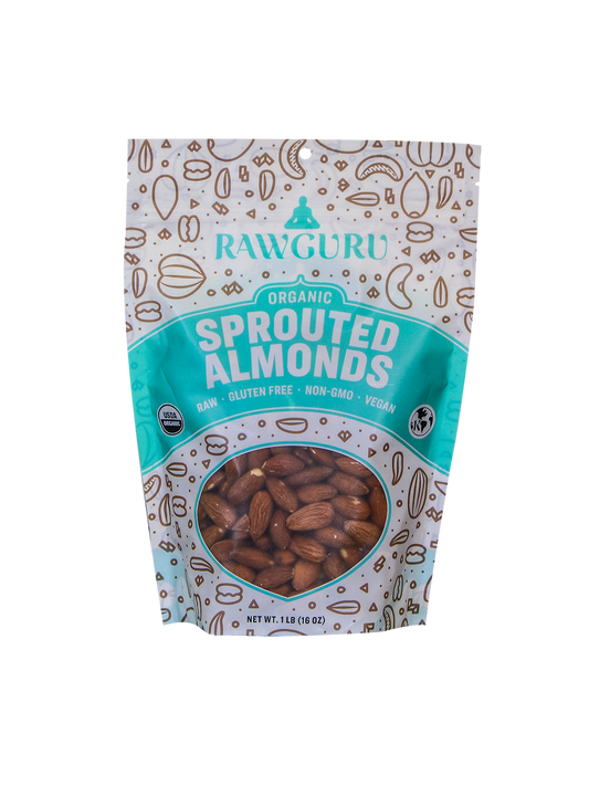 sprouted almonds