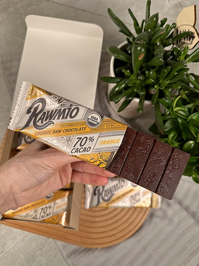 Delicious essential orange chocolate bar