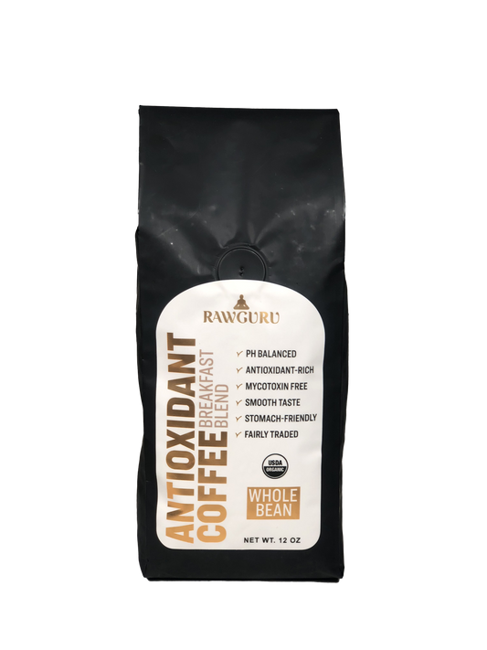 Organic Antioxidant Coffee Breakfast Blend | Whole Bean 