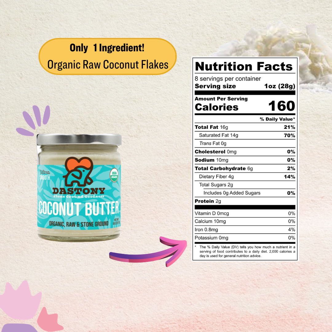 Package with ingredients and nutrition facts