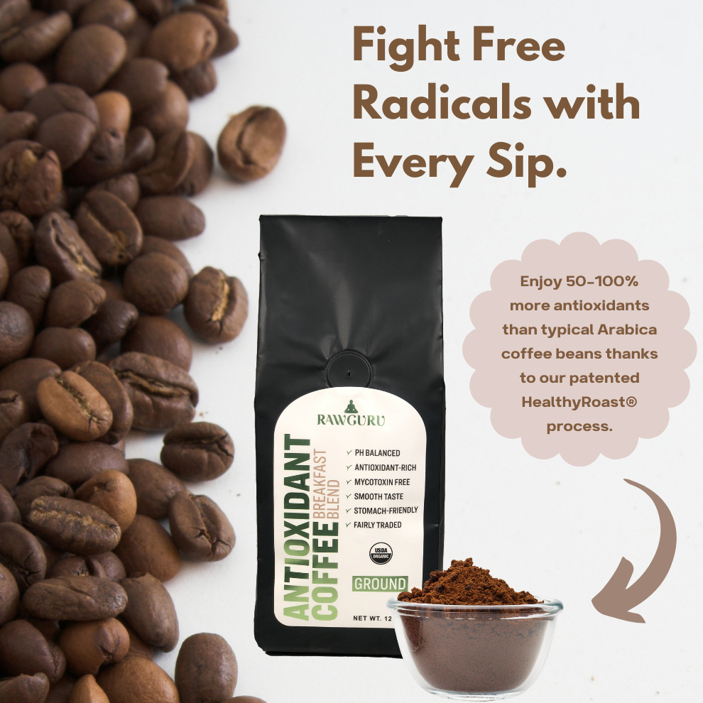 Organic Antioxidant Coffee Breakfast Blend 