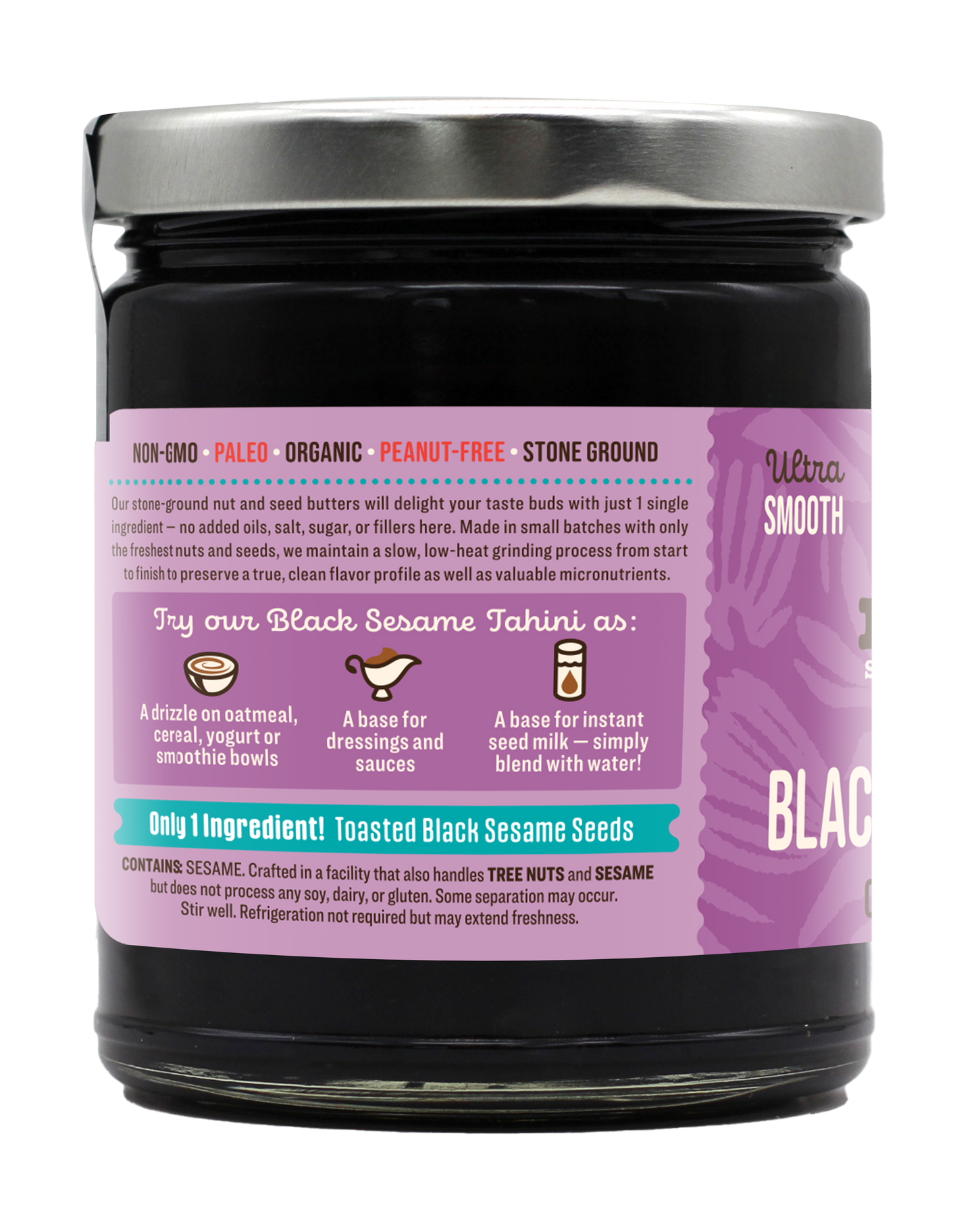 Bacl of the package with Ingredients