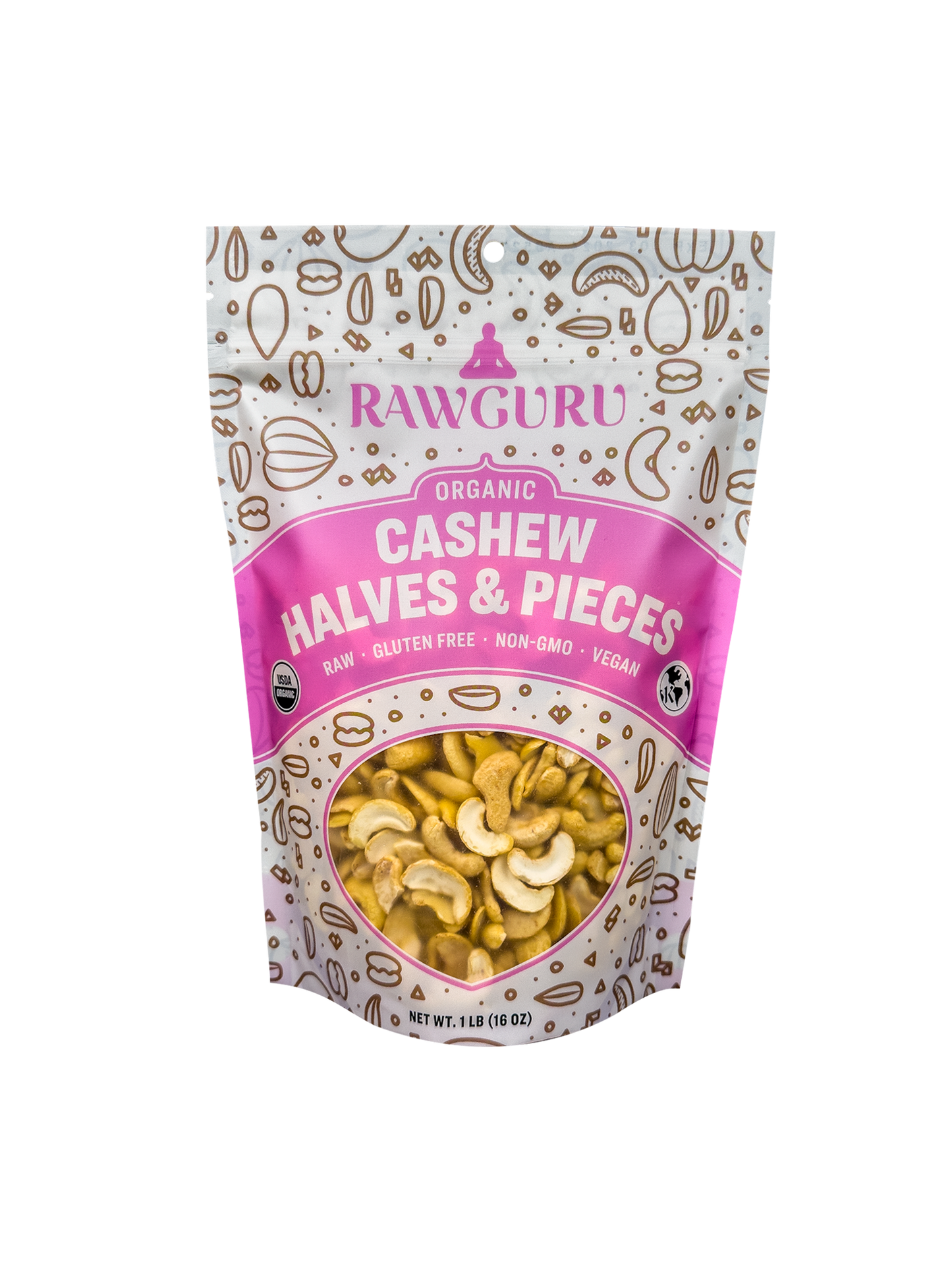 Raw Organic Cashew Halves