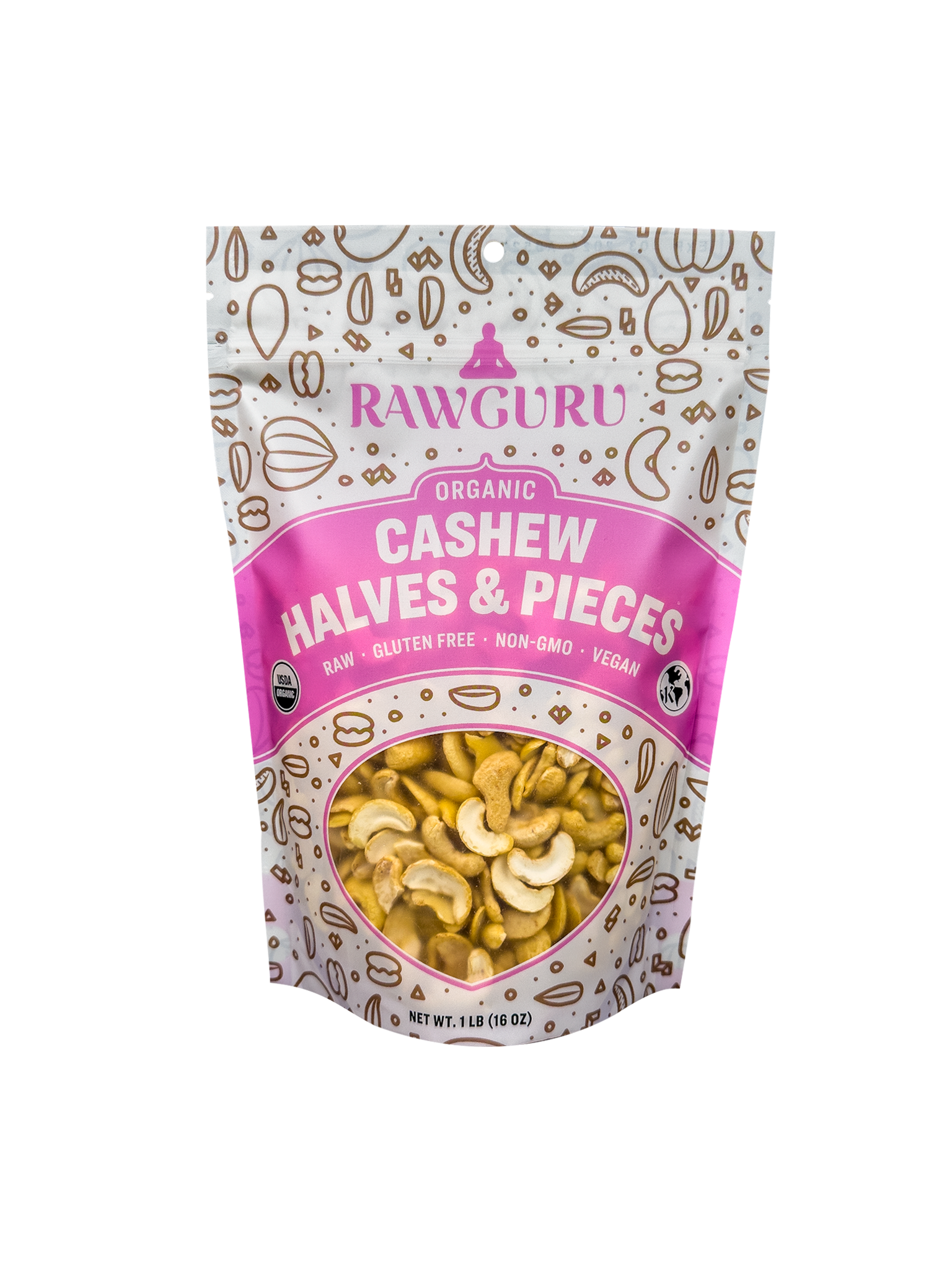 Raw Organic Cashew Halves