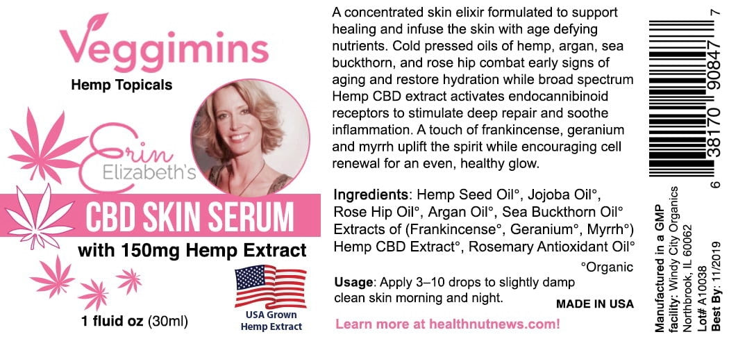 Erin Elizabeth's Nano Hemp Skin Serum 150mg