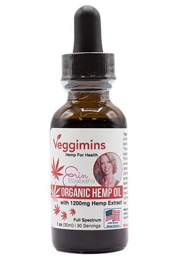 Erin Elizabeth's Nano Hemp Extract 1200mg - All Day Blend + Terpenes