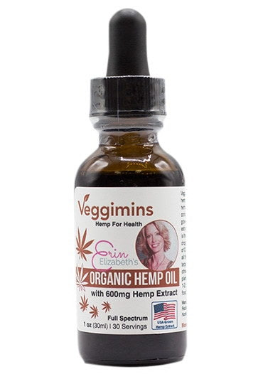 Erin Elizabeth's Nano Hemp Extract 600mg - All Day Blend + Terpenes