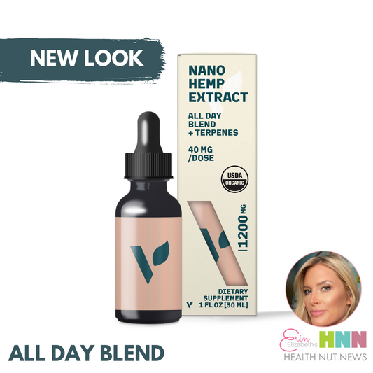 Erin Elizabeth's Nano Hemp Extract 1200mg - All Day Blend + Terpenes