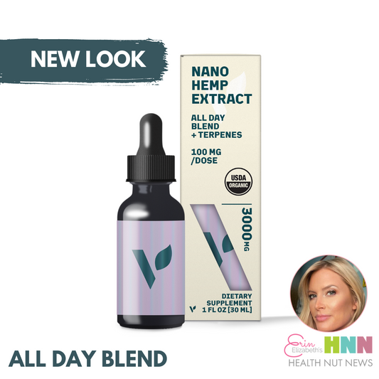 Erin Elizabeth's Nano Hemp Extract 3000mg - All Day Blend + Terpenes