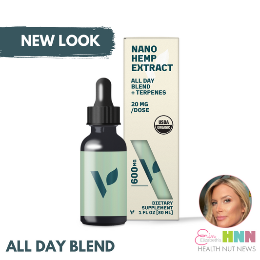 Erin Elizabeth's Nano Hemp Extract 600mg - All Day Blend + Terpenes