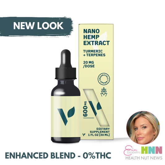 Erin Elizabeth's Nano Hemp Extract 600mg - Turmeric + Terpenes