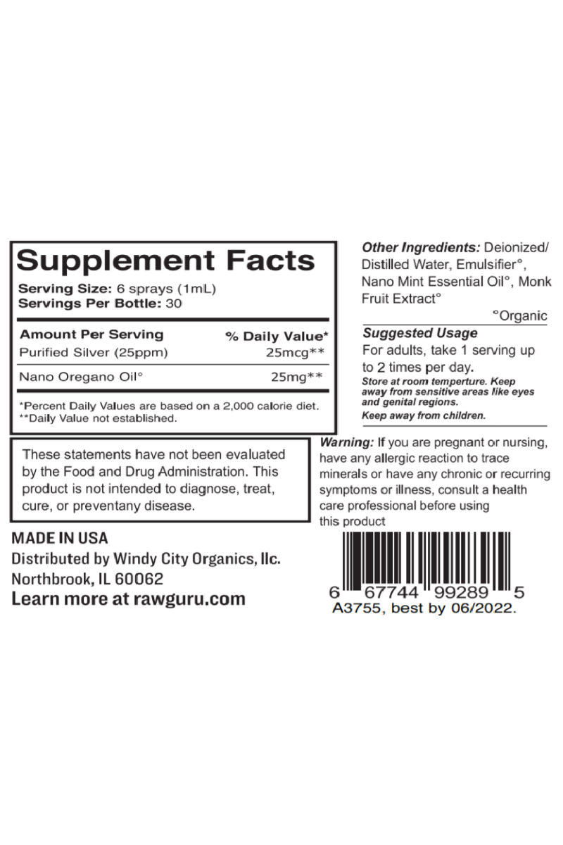 The Silver Lining - Extra Strength with Oregano - 1oz