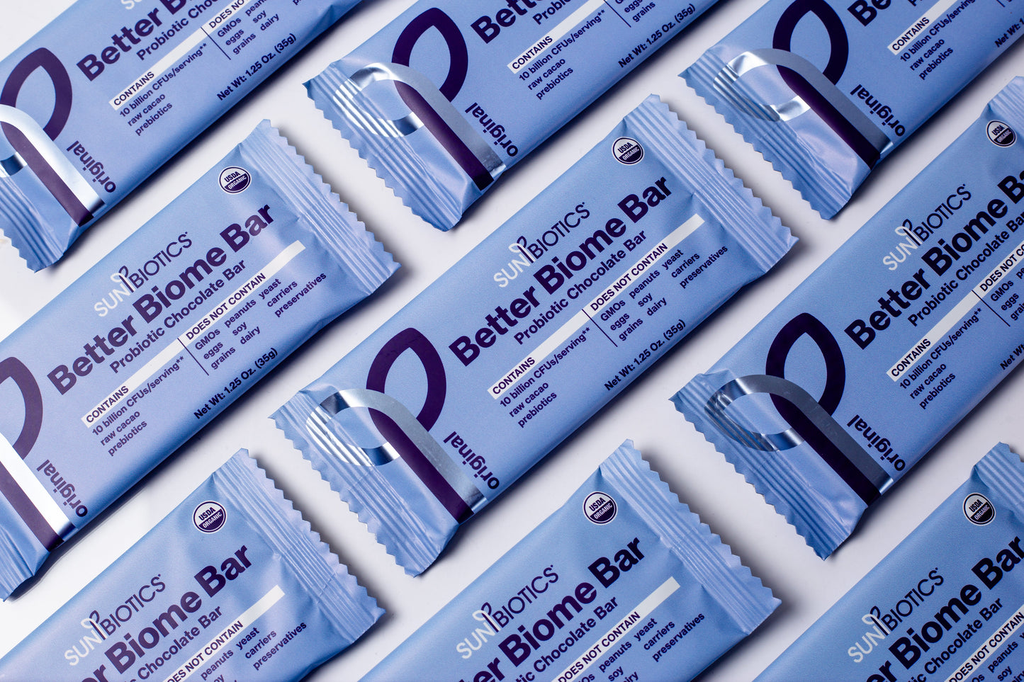 Sunbiotics Better Biome Bar. Probiotic Chocolate Bar