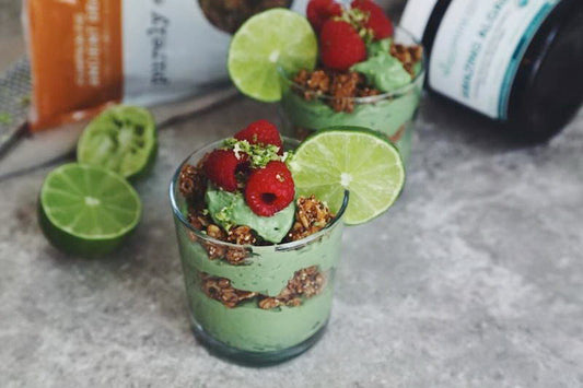 Raw Key Lime Breakfast Parfaits (Nut-free!)