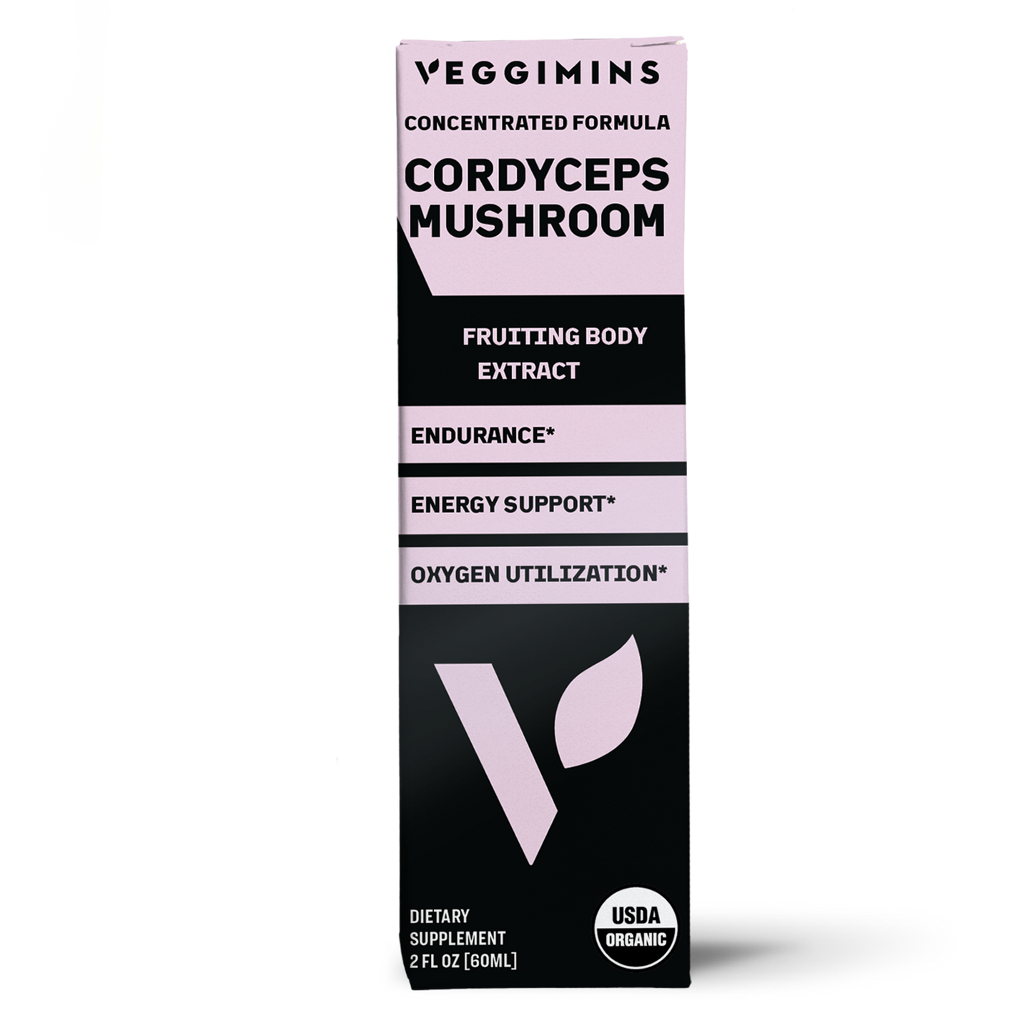 Veggimins Vitamin Organic Cordyceps Mushroom 2oz