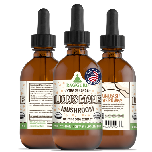 organic lions mane mushroom extract tincture