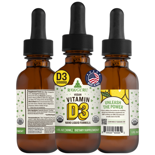 organic vegan nano vitamin d3 tincture