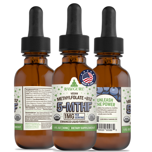 organic vegan methylfolate b12 5-MTHF