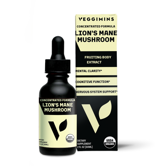 Veggimins Vitamin Organic Lion's Mane Mushroom 2oz
