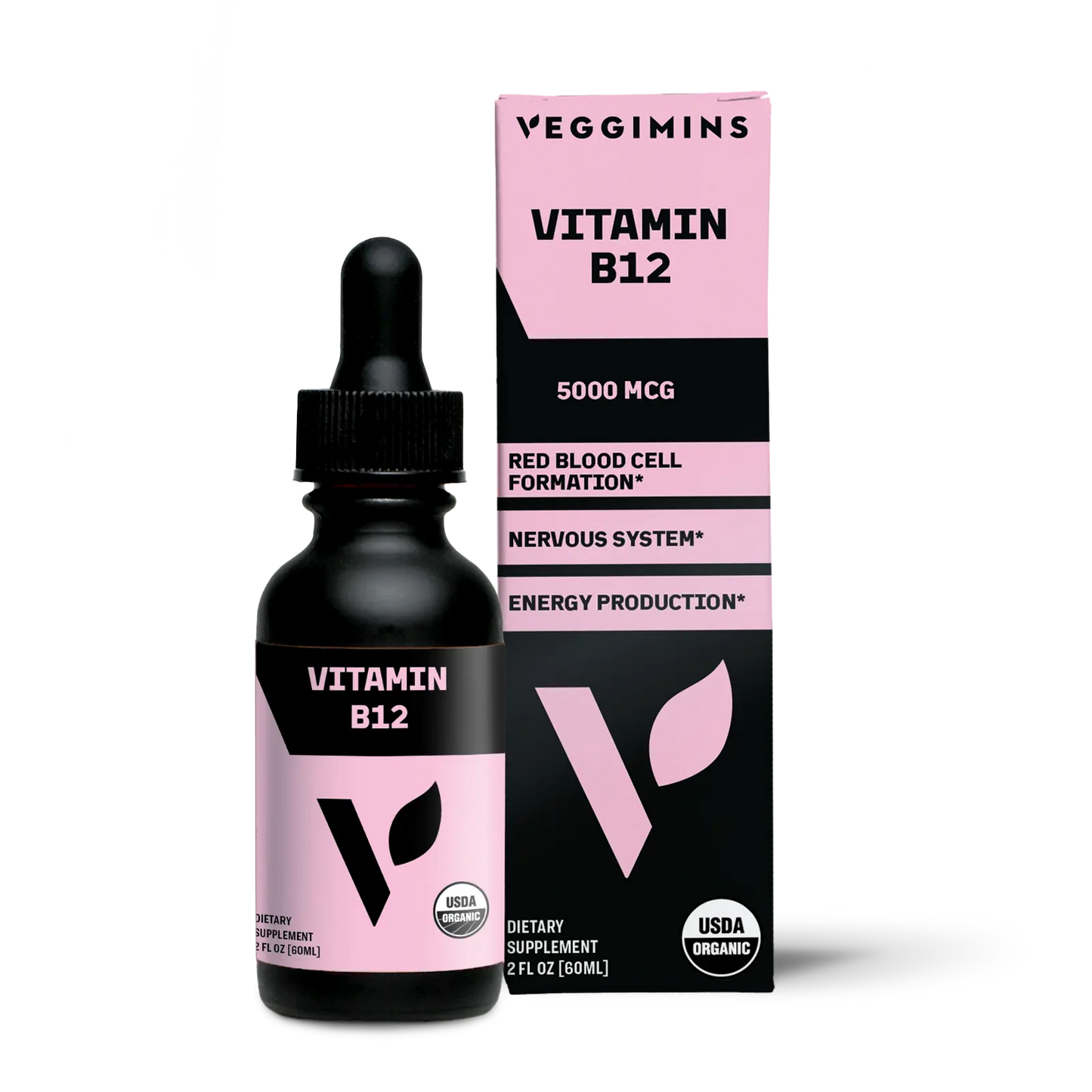 Veggimins Organic Vitamin B12 2oz