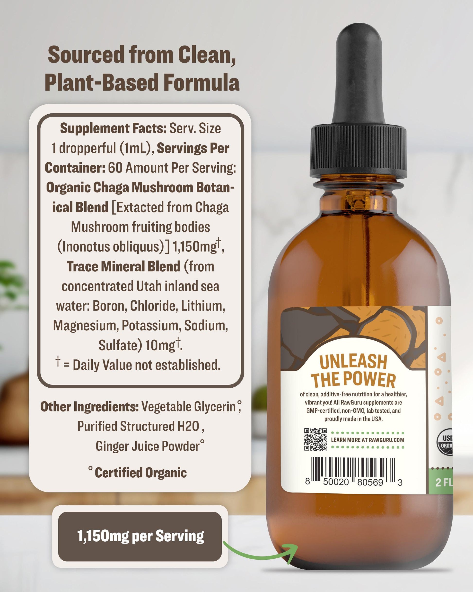 organic chaga mushroom extract tincture