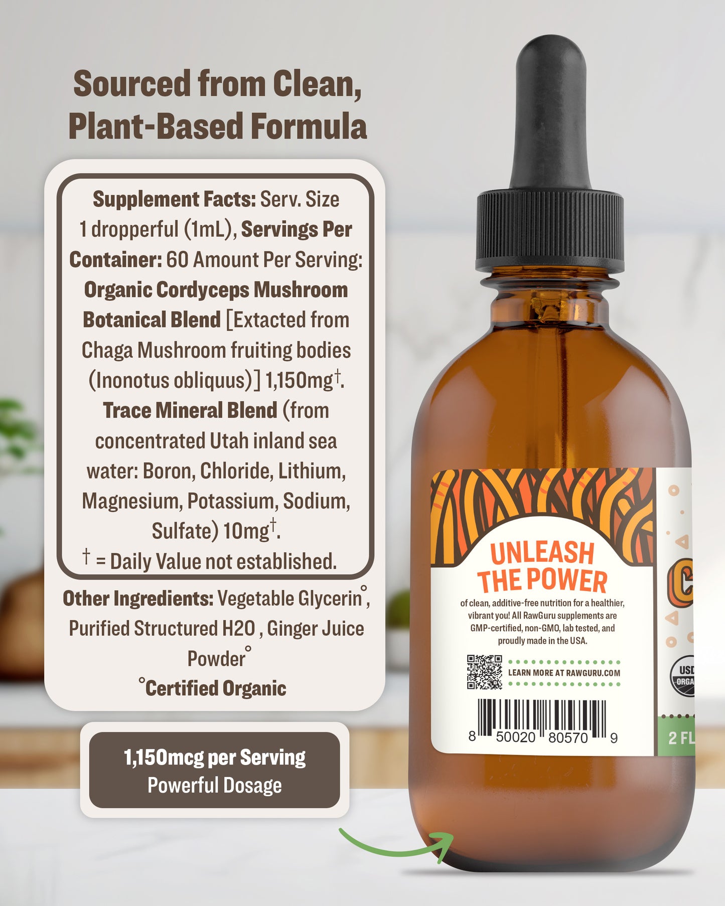 organic cordyceps mushroom extract tincture
