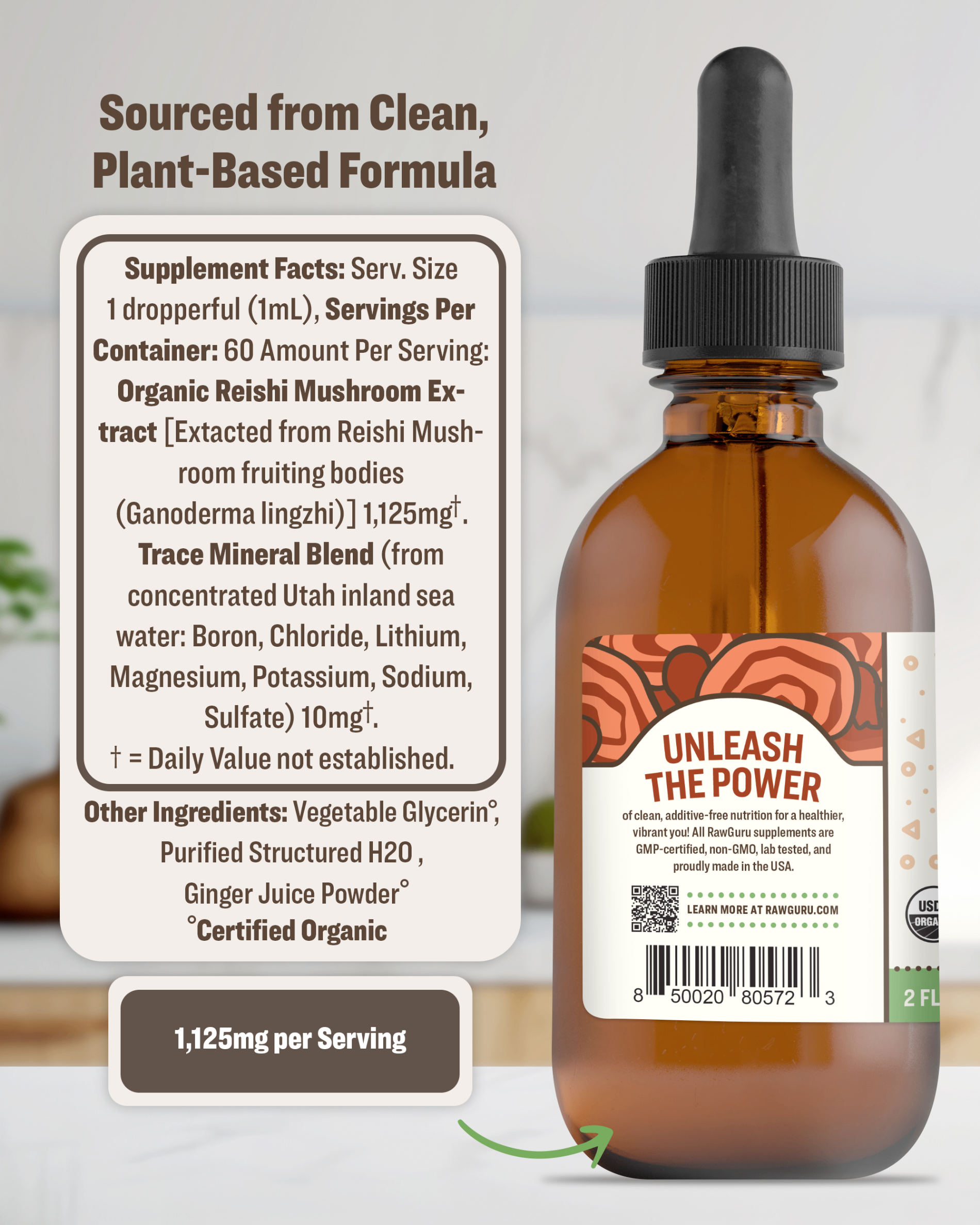 organic reishi mushroom extract tincture