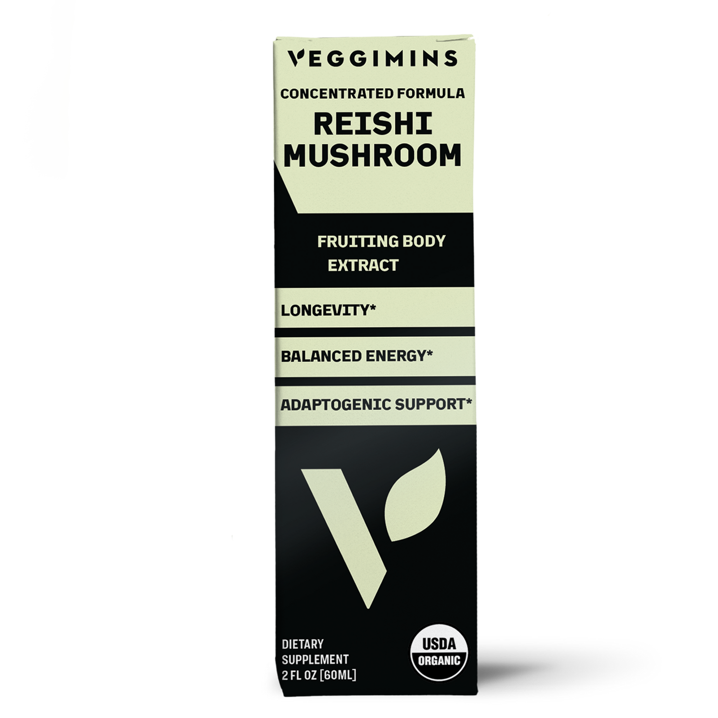 Veggimins Vitamins Organic Reishi Mushroom 2oz