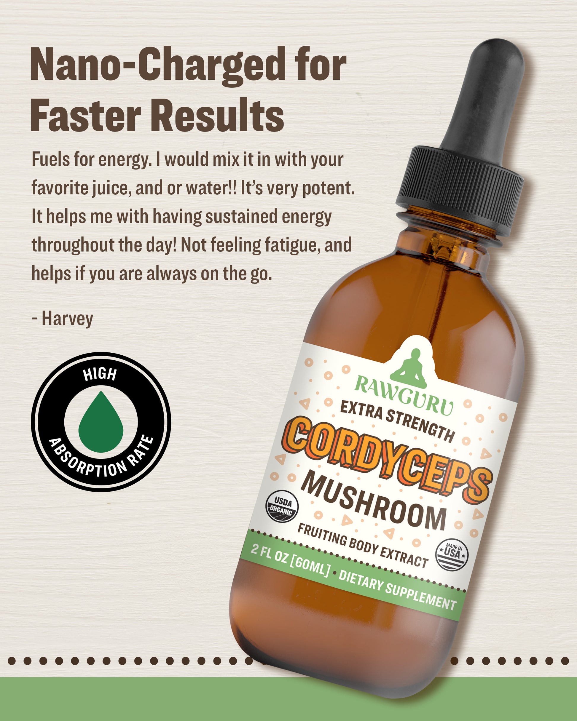 organic cordyceps mushroom extract tincture