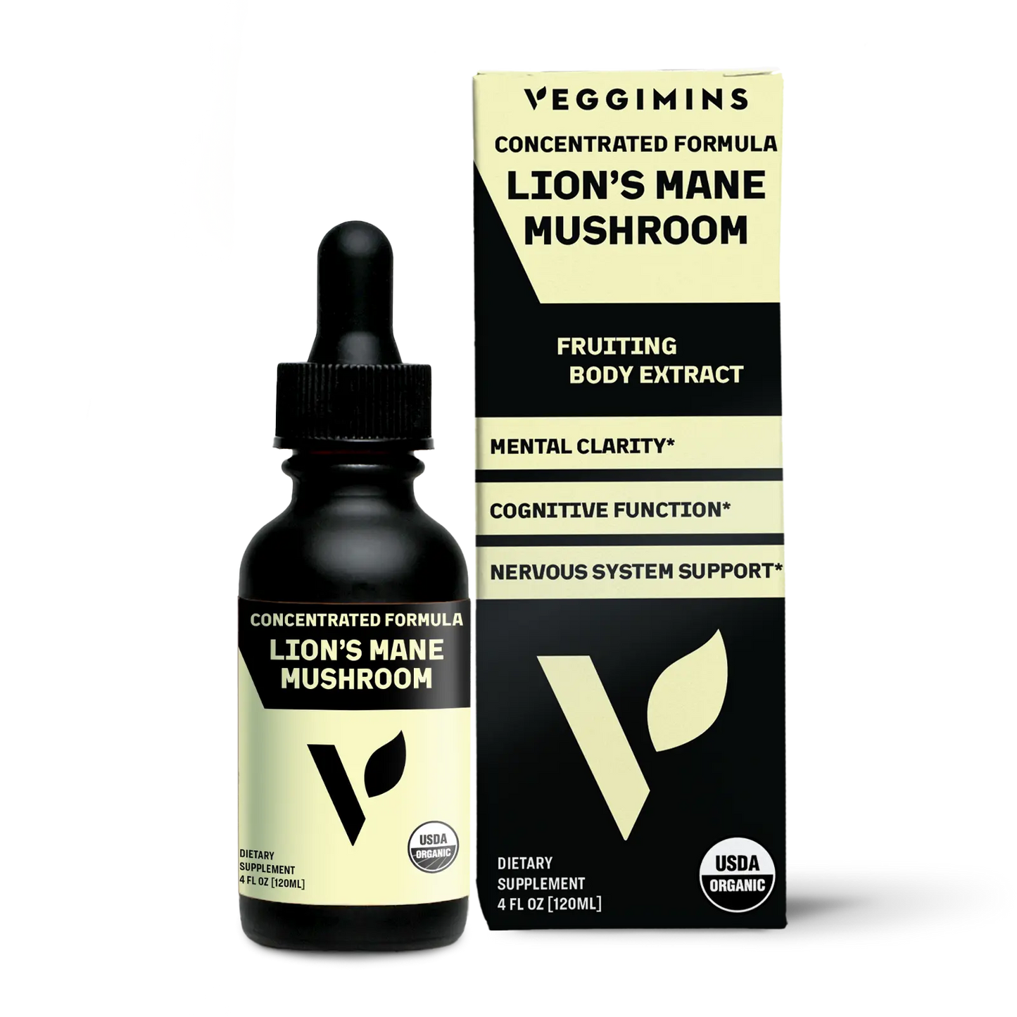 Veggimins Vitamin Organic Lion's Mane Mushroom 4oz