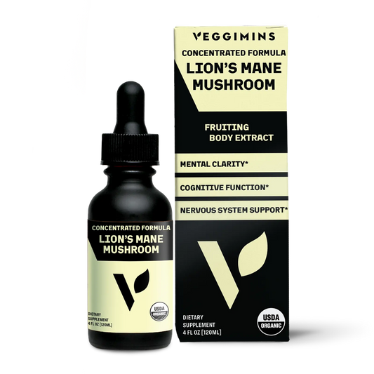 Veggimins Vitamin Organic Lion's Mane Mushroom 4oz
