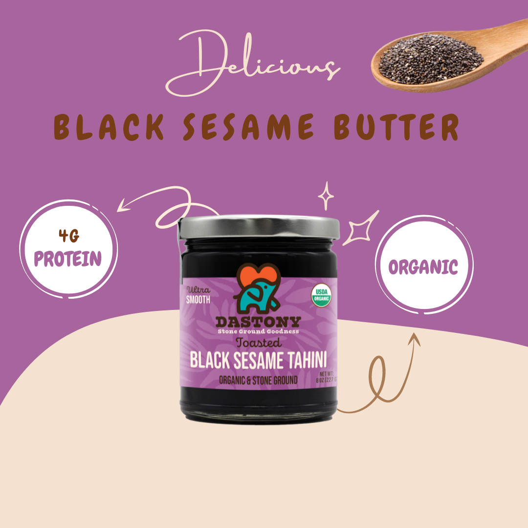 Organic Raw Black Sesame Seed Butter