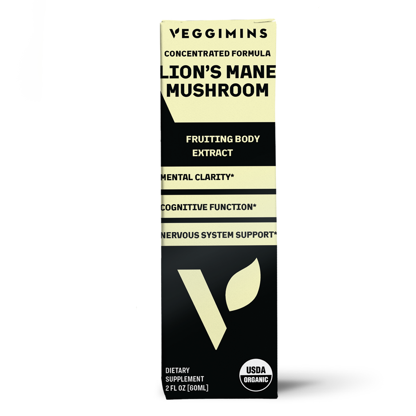 Veggimins Vitamin Organic Lion's Mane Mushroom 2oz