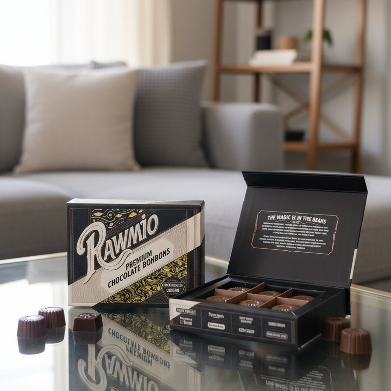 Rawmio 70% Dark Chocolate Bon Bons, 6ea