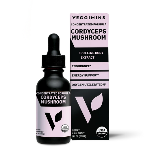 Veggimins Vitamin Organic Cordyceps Mushroom 2oz