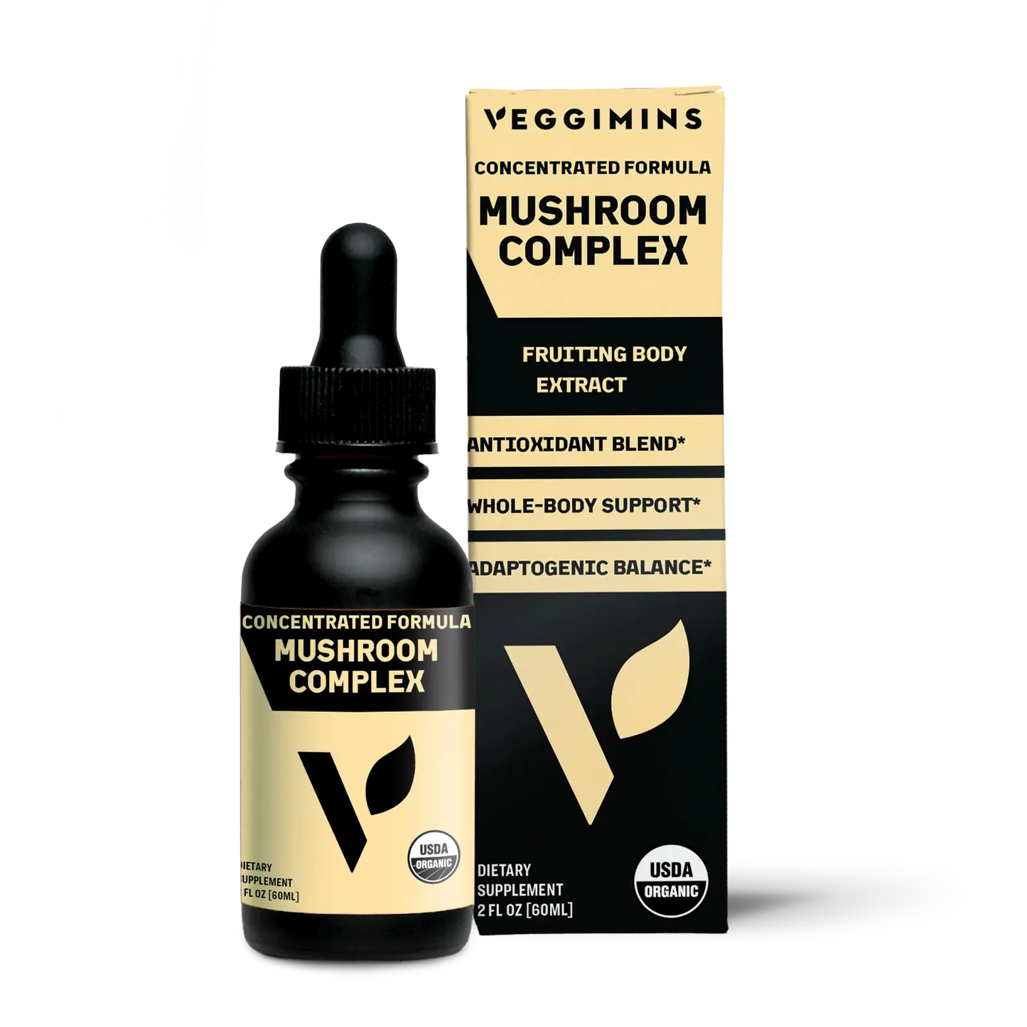 Veggimins Vitamin Organic Mushroom Complex 2oz