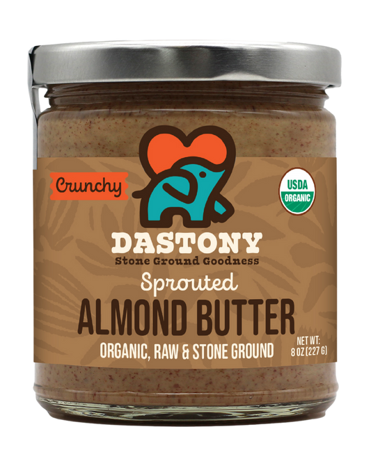 Crunchy Sprouted Almond Butter